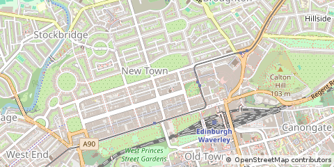 Map of Edinburgh