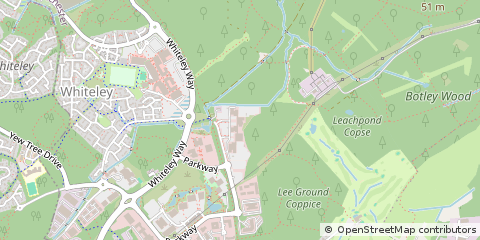 Map of Fareham, Hampshire