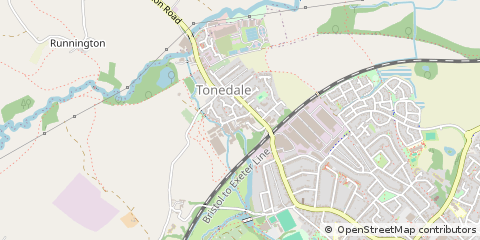 Map of Wellington, Somerset