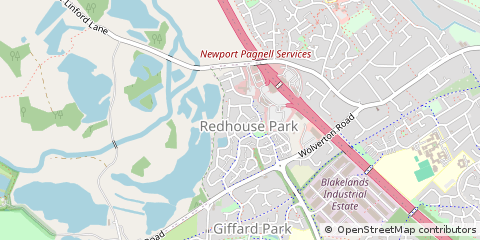 Map of Milton Keynes