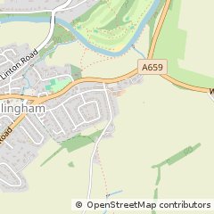 Map of Wetherby, West Yorkshire