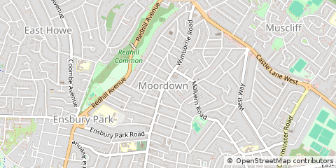 Map of Bournemouth
