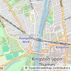 Map of Kingston Upon Thames