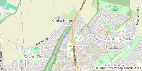 Map of Andover, Hampshire