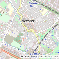 Map of Bicester, Oxfordshire