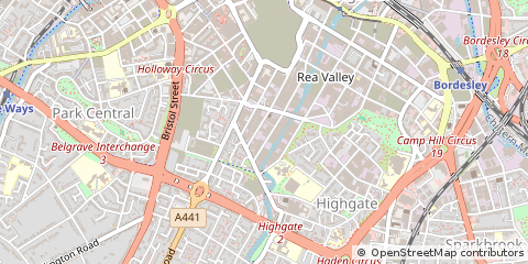 Map of Birmingham