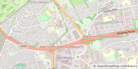 Map of Basingstoke