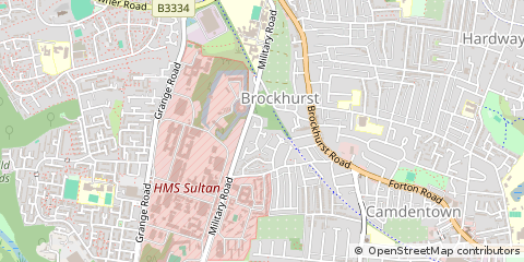 Map of PO12 3EG, Gosport