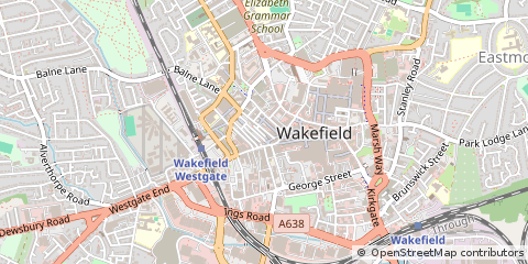 Map of Wakefield