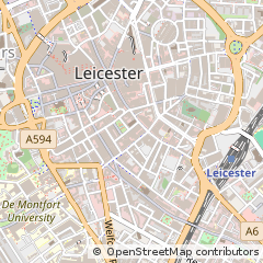 Map of Leicester