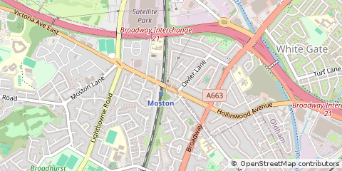 Map of Manchester