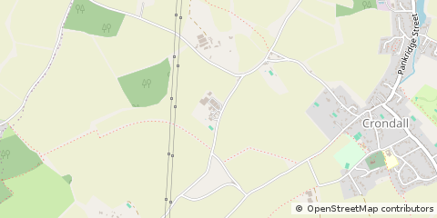 Map of Farnham, Surrey
