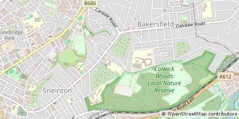Map of Nottingham