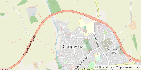 Map of Colchester