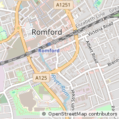 Map of Romford