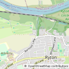 Map of Tyne and Wear