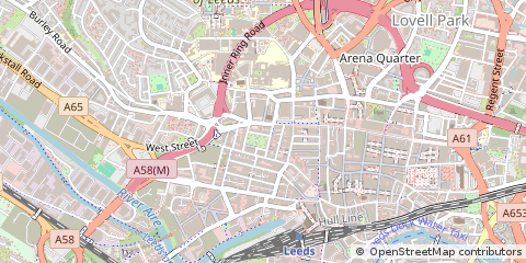 Map of Leeds