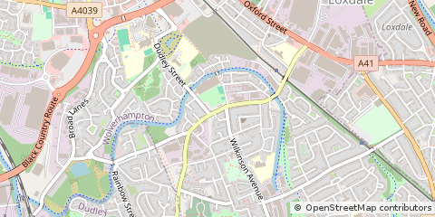 Map of Bilston, West Midlands