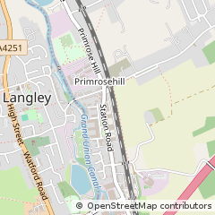 Map of Kings Langley, Hertfordshire