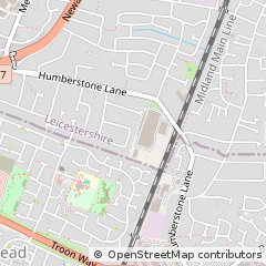 Map of Leicester