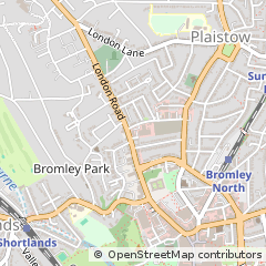 Map of Bromley, Kent