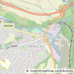 Map of Sheffield, South Yorkshire