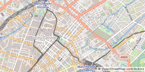 Map of Manchester