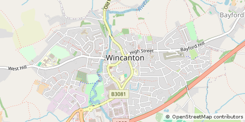 Map of Somerset