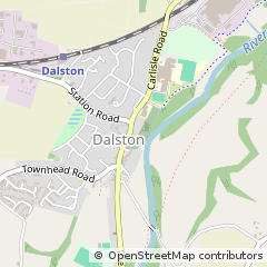 Map of Dalston, Cumbria