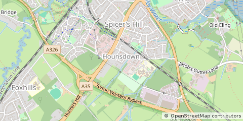 Map of Southampton