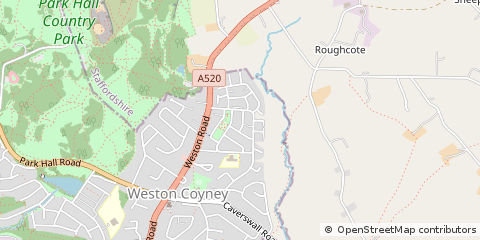 Map of Stoke-on-Trent