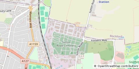 Map of Essex, Southend on SEA, Essex