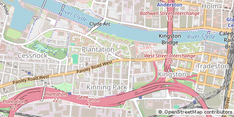 Map of Glasgow
