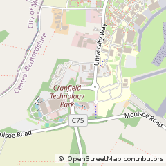 Map of Cranfield, Bedfordshire