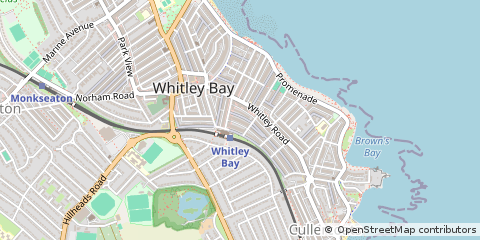 Map of Whitley BAY