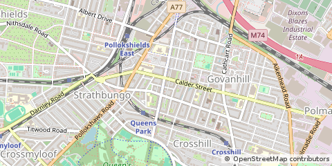 Map of Glasgow