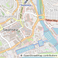 Map of Swansea