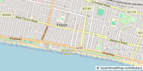 Map of Hove