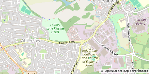 Map of Barnsley
