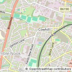 Map of Oldham, Greater Manchester