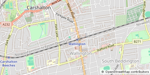 Map of Wallington