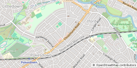 Map of Bournemouth