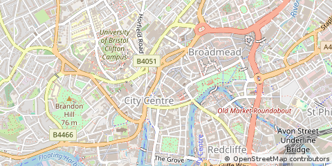 Map of Bristol, Avon