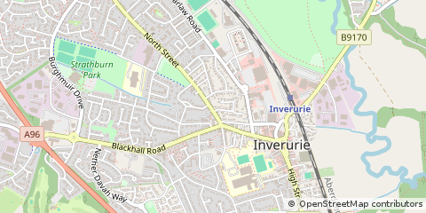 Map of Inverurie