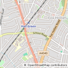 Map of Birmingham