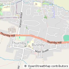 Map of Leicester, Leicestershire