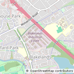 Map of Milton Keynes, Buckinghamshire
