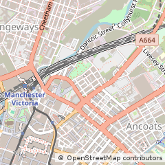 Map of Manchester, Greater Manchester