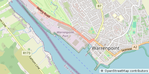 Map of Warrenpoint, Co Down