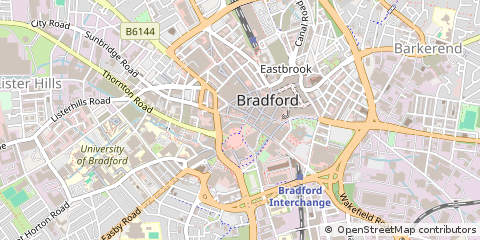 Map of Bradford
